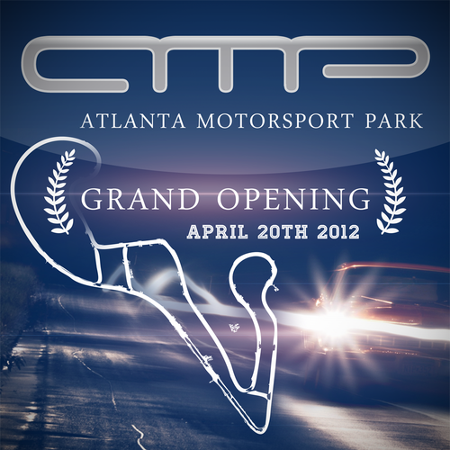 Decal sign for opening day at motorsports club track Design von ceruleansalt