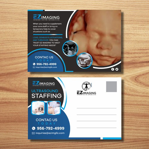 ULTRASOUND STAFFING CARD/FLYER Diseño de Dzhafir