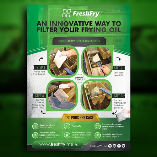 FreshFry Pod Flyer デザイン by *FBCTechnologies*