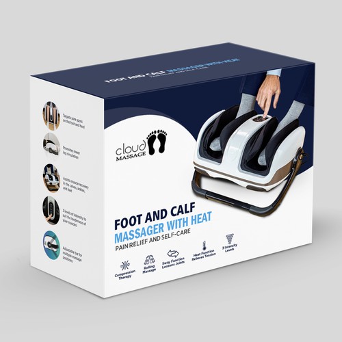 Ecom/Retail - Foot Massager Box Design Design by Rajith Shantha