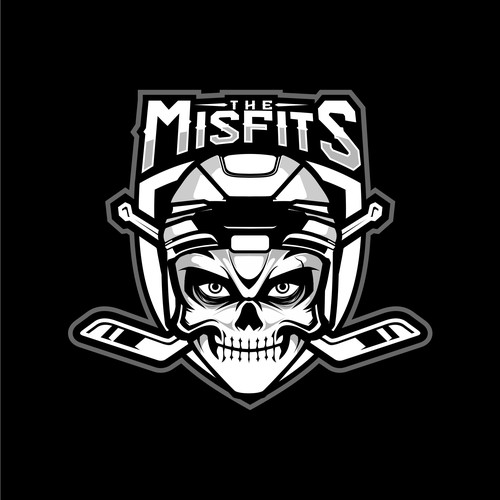 The Misfits Hockey Tournament Team Design von indraDICLVX