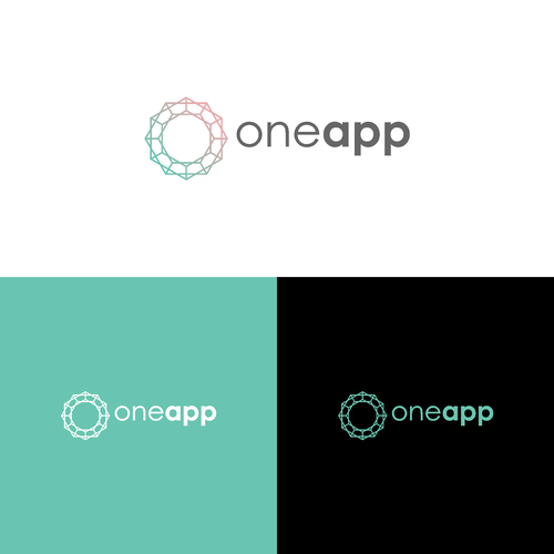 oneapp logo-ontwerp door kanti