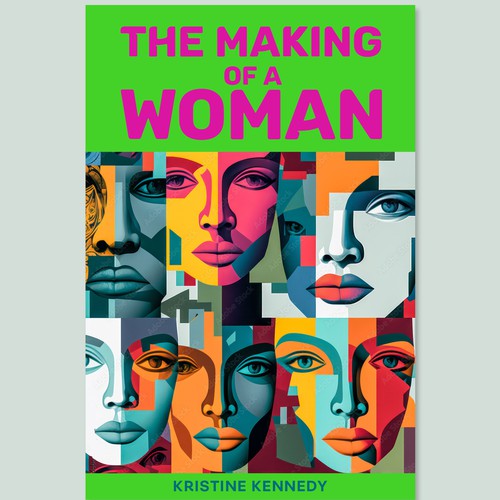 Wow factor book cover for women's contemporary fiction novel Réalisé par Radmilica