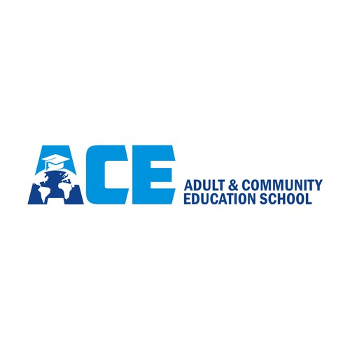 ACE School logo Design by Warnaihari