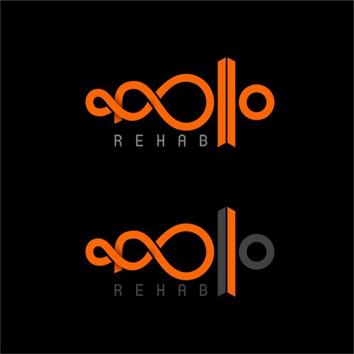 Powerful logo for those recovering from an injury Design by Laahir