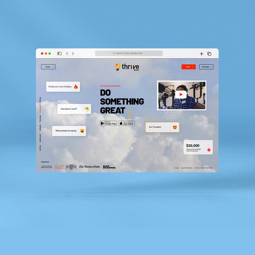 Forbes-listed company needs website for Gen-Z users Design by Creative_Ahmed