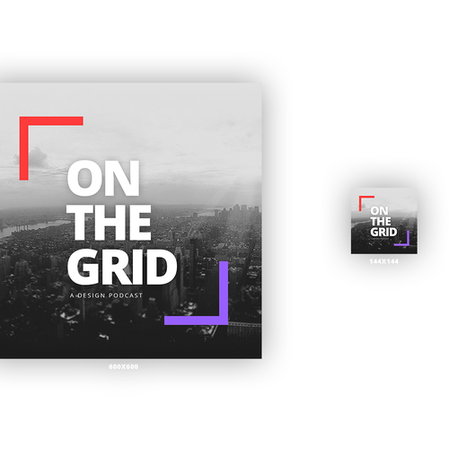 Create cover artwork for On the Grid, a podcast about design Design by SetupShop™