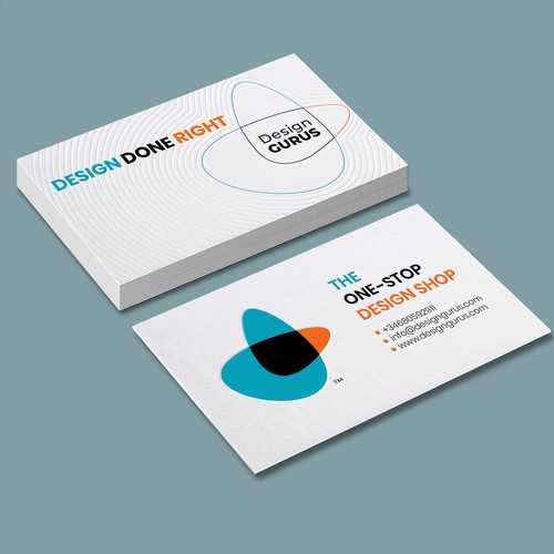 Business Card for DesignGurus.com Diseño de fastdesign86