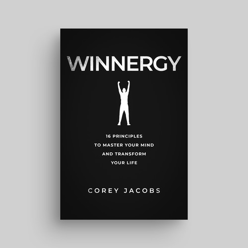 Design a sleek book cover for a man who wants to transform your mind and life! Design by tukoshimura