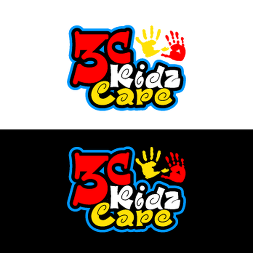 Create a modern yet bright, happy and fun logo for 3C Kidz Care Design by ✅ cybrjakk