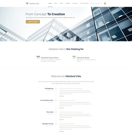 WordPress theme design contest entry by Jasmin_A (AMPLE)