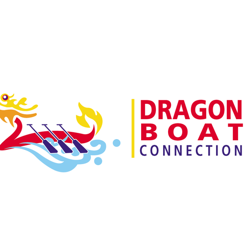 New logo for dragon boat connection (water sports)