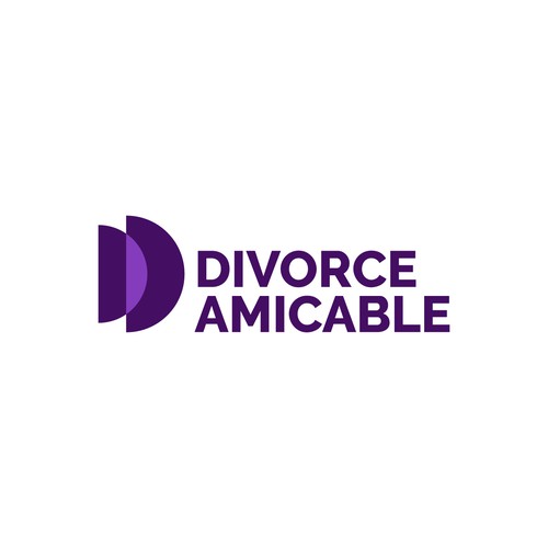 Logo for a new, healthy way for reasonable people to divorce Design by diegocb