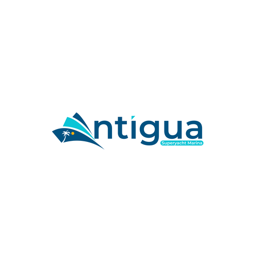 Logo for Antigua Superyacht Marina Design by SitcyArt