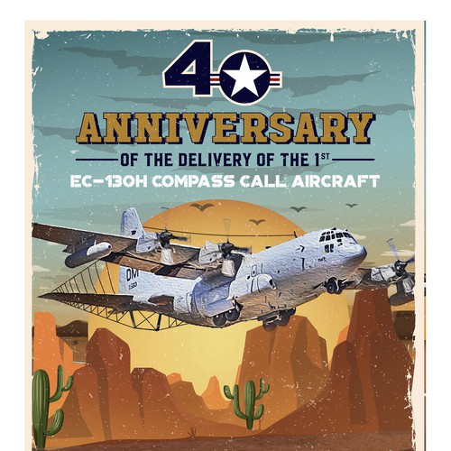 Air Force Flying Group 40th Anniversary Celebration Design by ✝DeSiGnEr✝JOHN