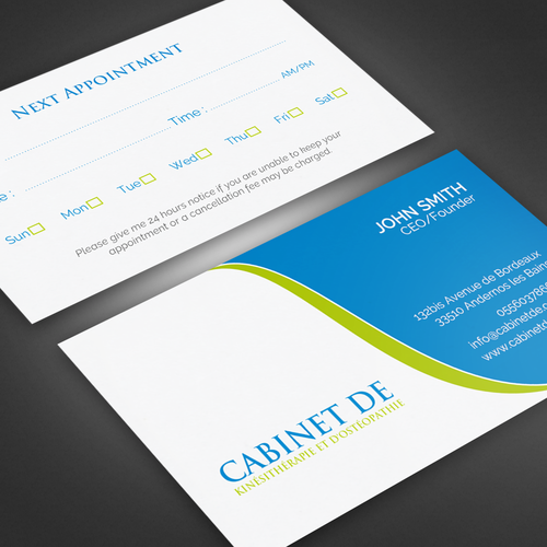 Business card contest entry by chandrayaan.creative