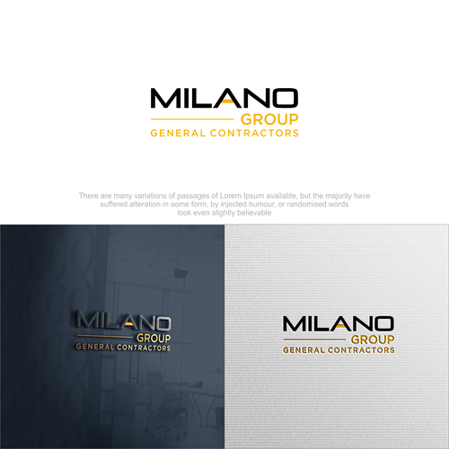 Milano Group logo refresh/modification Design by Tríxÿ©