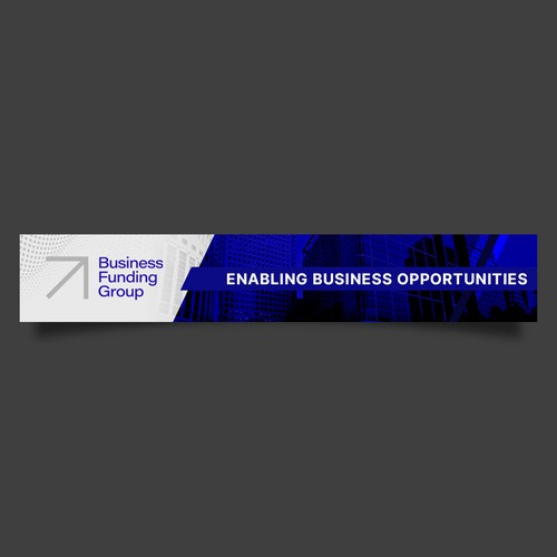 New logo launch - LinkedIn cover needed for Business Funding Group Design by Y&B