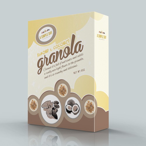 A Simple Day Granola Box Design Design by ilonaGi