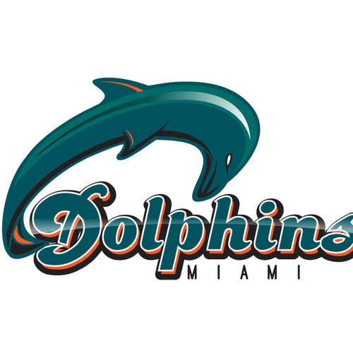 Design 99designs community contest: Help the Miami Dolphins NFL team re-design its logo! por Voxel Labs