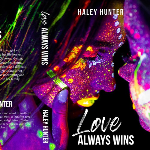 LGBTQ lesbian Loud and proud rainbow book cover To Attract readers Design by dalim