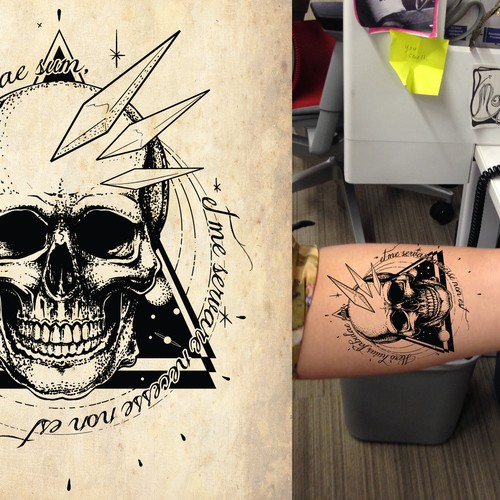 Hip - Dark - Sketch Tattoo Design Needed! デザイン by _Trickster_