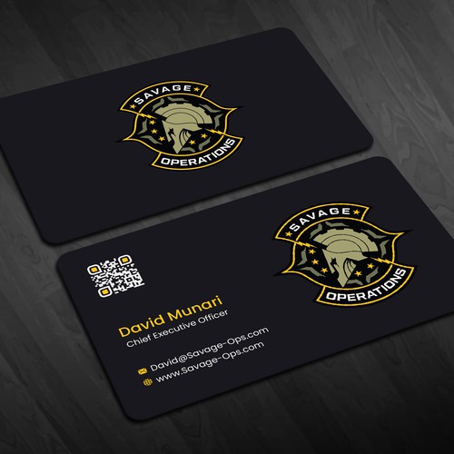 Business Card & Letterhead for Armed Security Agency Design by Design_SKR