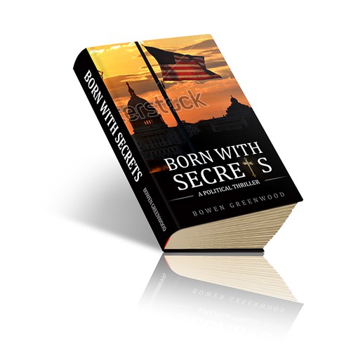 Book cover for a political thriller with Christian themes Design by pop ● design