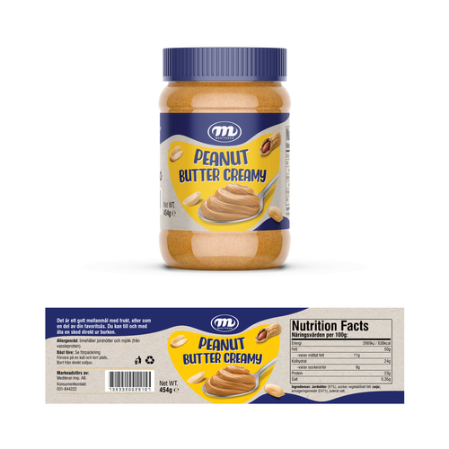 We need a Peanut Butter label that stand out. Design by Rumon79