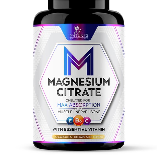 Premium Magnesium Citrate Design needed for Nature's Nutrition Design by ✝DeSiGnEr✝JOHN