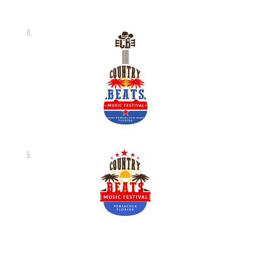 Iconic logo for iconic event for country music festivals in Florida Design by phifx