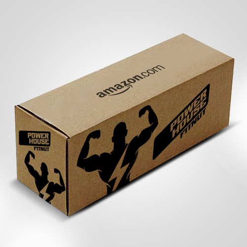 Need a product package that stands out for exercise/fitness products sold on amazon Design by The Lark Works