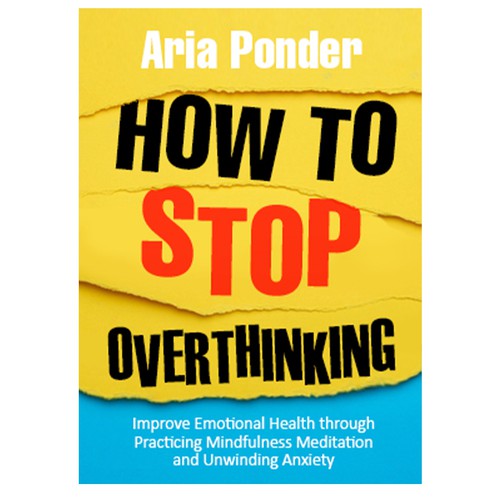 art_AKさんのDesign a Captivating Book Cover to Stop Overthinkingデザイン