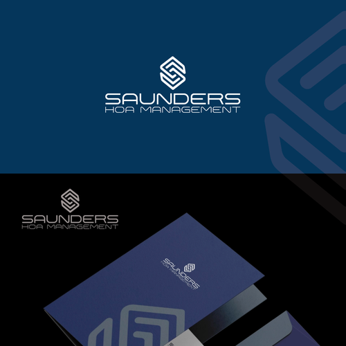 Modern Clean Logo for High Tech Real Estate Management Firm. Design by memindlogo