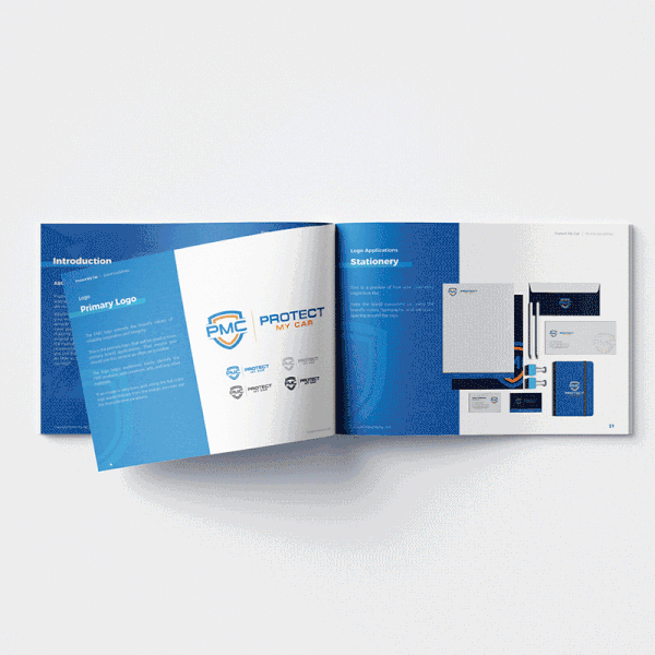 Bold and modern Brand Guide Design