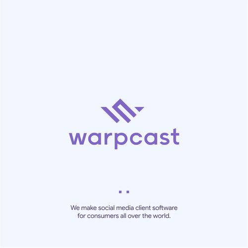 Warpcast logo Design réalisé par Petros_SP