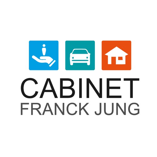 cr u00e9er un logo moderne pour cabinet assurances franck jung