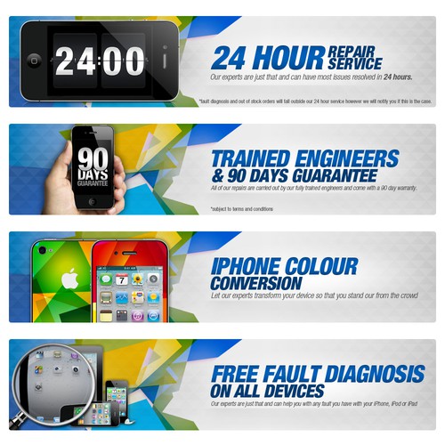 New banner ad wanted for iPhone Repairs Design by widiutomo