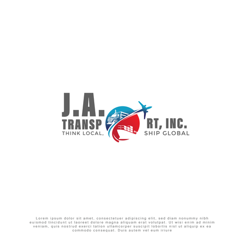 J.A. Transport Shipping company Design by Karl.J