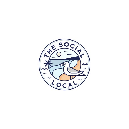 Beachy Clothing Brand Logo Design by smitadesign