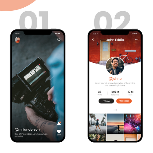 User friendly chat app Design by Utsav Khokhanasiya