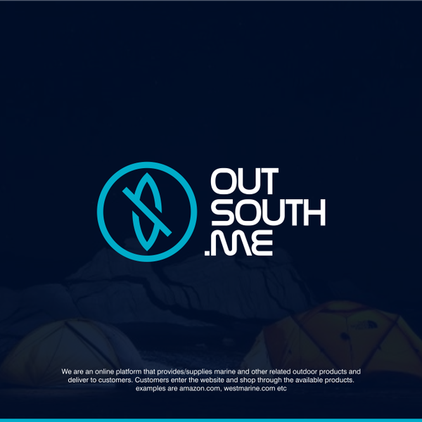 Design by jenijanur titled "Creative logo for marine and outdoor equiptment. Outsouth"