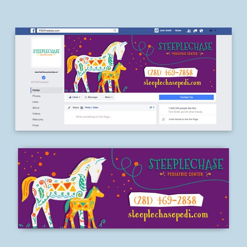 Pediatric Clinic Facebook Cover Art!!! Design by Neha Shrimal