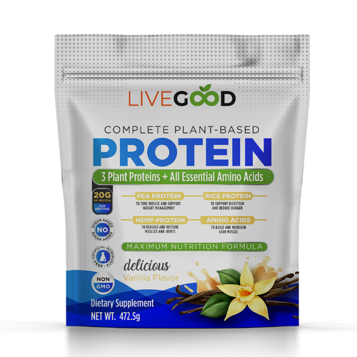 ***GUARANTEED PRIZE*** - LABEL DESIGN for Protein Powder -*****NEW***** Design by ANGRYCAT™