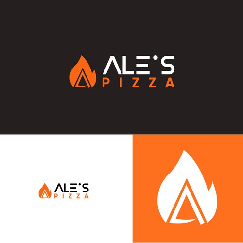 Diseño de Rebrend Ale's pizza (Pizzeria da asporto) de S H A Y