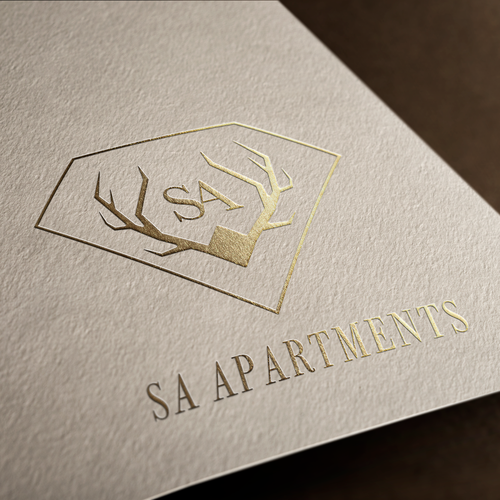 Rustic western logo for Apartments in Jackson Hole, Wyoming Design by Jiwa Buana