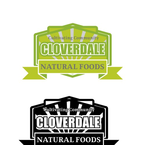 Natural grocery store Logo Design réalisé par schwede