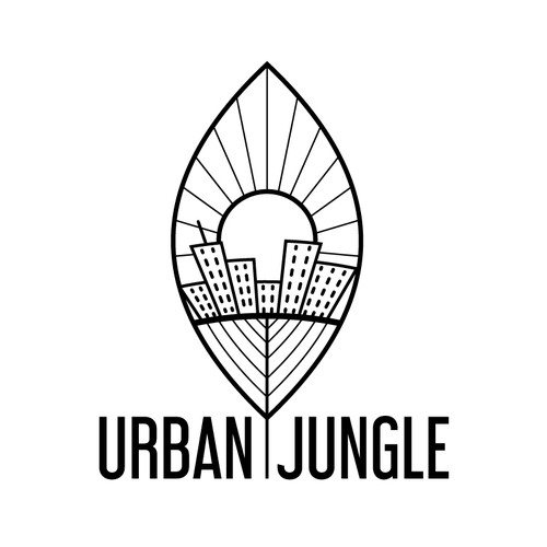 Logo for "Urban Jungle - Bar" - a jungle themed, modern and innovative restaurant Design by emygraph