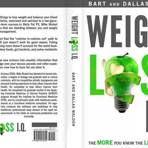 Design a creative and simple cover for weight loss book Design by Milica M.