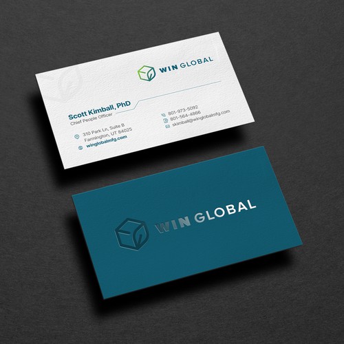 WIN Global Business Card Design-ontwerp door Budiarto ™